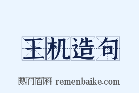 王机造句是什么意思的图片